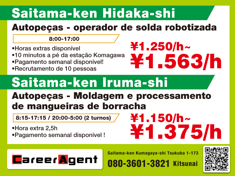
Saitama-ken Hidaka-shi 



Autopeças – operador de solda robotizada <br /><p id=